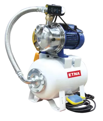 ETNA JET INOX 100-50 WS 50 Lt Kendinden Emişli Paslanmaz Gövdeli Jet Hidrofor – 4 Kat / 4 Daire - 1