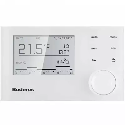 Logamatic RC310 Programlanabilir Beyaz Sistem Kumanda Paneli - 1