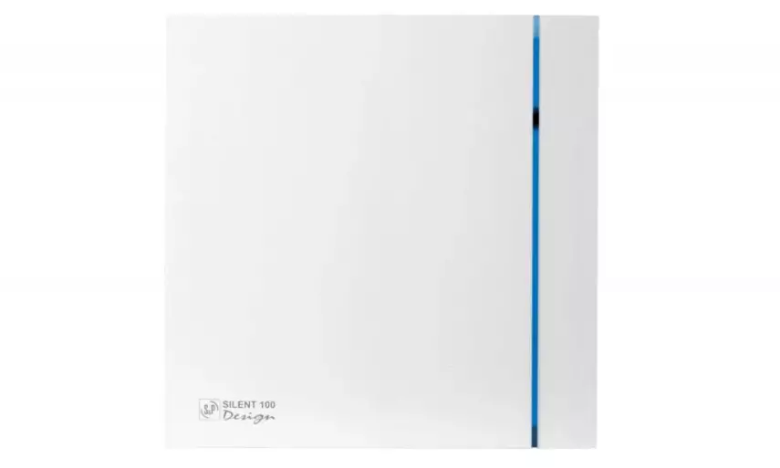 Soler & Palau (S&P) SILENT-100 CZ DESIGN Mini Aksiyal Banyo-WC Fanı | Maks. Hava Debisi: 85 m³/h | Kanal Çapı: 100 mm - 1