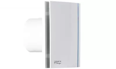 Soler & Palau (S&P) SILENT-100 CZ DESIGN Mini Aksiyal Banyo-WC Fanı | Maks. Hava Debisi: 85 m³/h | Kanal Çapı: 100 mm - 2