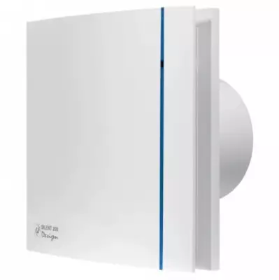 Soler & Palau (S&P) SILENT-200 CZ DESIGN Mini Aksiyal Banyo-WC Fanı | Maks. Hava Debisi: 175 m³/h | Kanal Çapı: 120 mm - 2