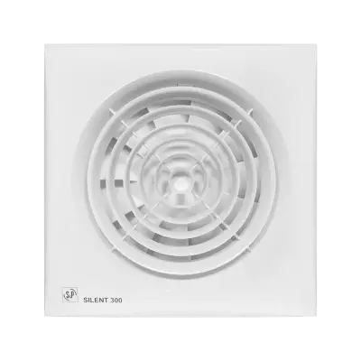 Soler & Palau (S&P) SILENT-300 CZ DESIGN Mini Aksiyal Banyo-WC Fanı | Maks. Hava Debisi: 300 m³/h | Kanal Çapı: 150–160 mm - 1