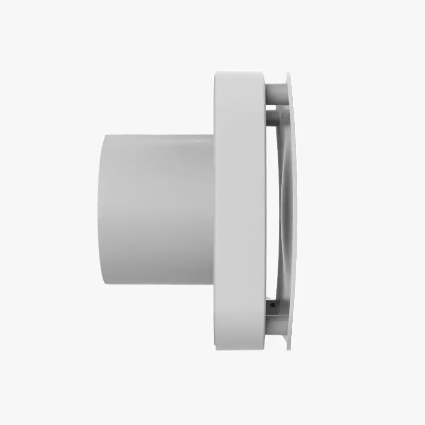 Soler & Palau (S&P) ECOAIR EVO HT Zaman Ayarlı ve Nem Sensörlü Mini Aksiyal Banyo-WC Fanı | Maks. Hava Debisi: 108 m³/h | Kanal Çapı: 100 mm - 4