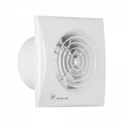 Soler & Palau (S&P) SILENT-100 CRZ Zaman Ayarlı Mini Aksiyal Banyo-WC Fanı | Maks. Hava Debisi: 95 m³/h | Kanal Çapı: 100 mm - 2