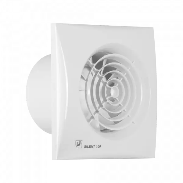 Soler & Palau (S&P) SILENT-100 CZ Mini Aksiyal Banyo-WC Fanı | Maks. Hava Debisi: 95 m³/h | Kanal Çapı: 100 mm - 2