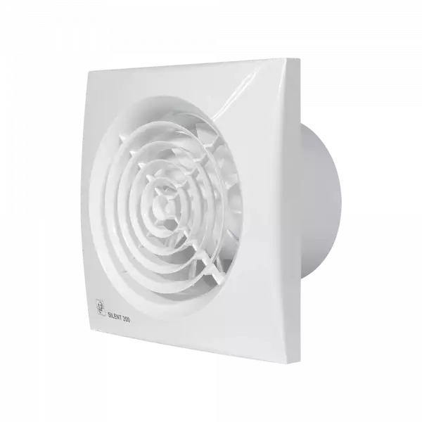 Soler & Palau (S&P) SILENT-200 CRZ Zaman Ayarlı Mini Aksiyal Banyo-WC Fanı | Maks. Hava Debisi: 180 m³/h | Kanal Çapı: 120 mm - 2