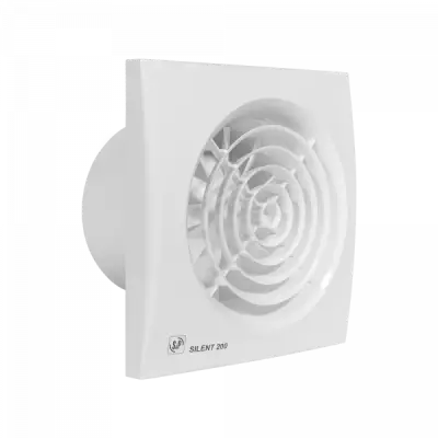 Soler & Palau (S&P) SILENT-200 CZ Mini Aksiyal Banyo-WC Fanı | Maks. Hava Debisi: 180 m³/h | Kanal Çapı: 120 mm - 3