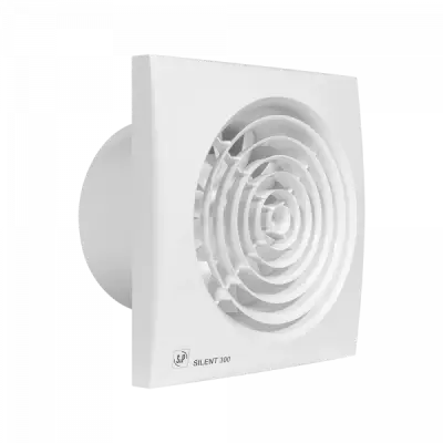 Soler & Palau (S&P) SILENT-300 CRZ Zaman Ayarlı Mini Aksiyal Banyo-WC Fanı | Maks. Hava Debisi: 260 m³/h | Kanal Çapı: 150 mm - 2