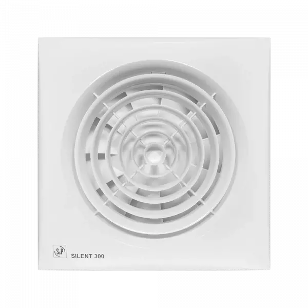 Soler & Palau (S&P) SILENT-300 CZ Mini Aksiyal Banyo-WC Fanı | Maks. Hava Debisi: 260 m³/h | Kanal Çapı: 150 mm - 1