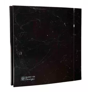 Soler & Palau (S&P) SILENT DESIGN-100 MARBLE BLACK | Siyah Mermer Renkli Kapak - 1