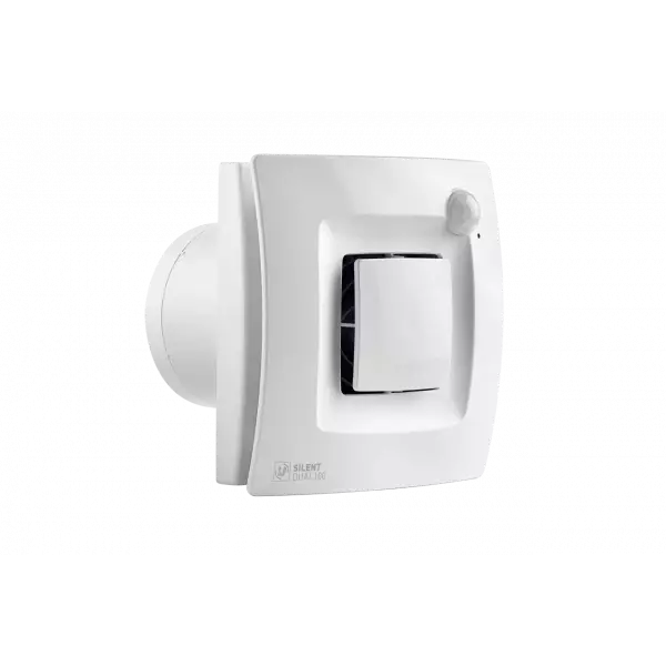 Soler & Palau (S&P) SILENT DUAL 200 Nem ve Hareket Sensörlü Mini Aksiyal Banyo ve Egzoz Fanı | Maks. Hava Debisi: 170 m³/h | Kanal Çapı: 125 mm - 2