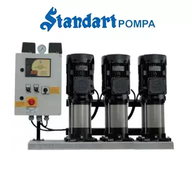 Standart Pompa TH 3xSBT-V 100/4 Dik Milli Kullanım Suyu Hidroforu - 1