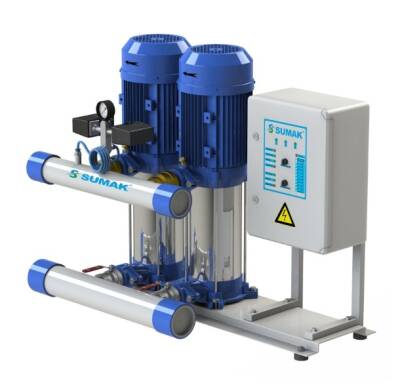 Sumak SHT16B 550/5 – 2x5,5 HP Çift Pompalı Hidrofor - 1