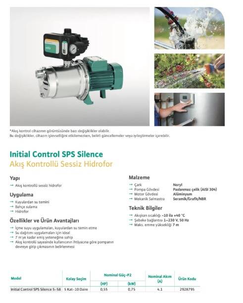 Wilo Control SPS Silence 5-58 Sessiz Hidrofor – 5 Kat / 10 Daire - 3