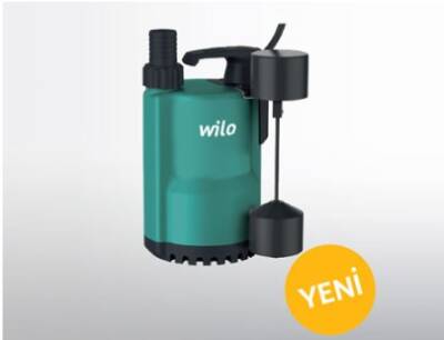 Wilo Drain 13.8 Drenaj Pompası – 1,0 HP – Flatörlü - 1