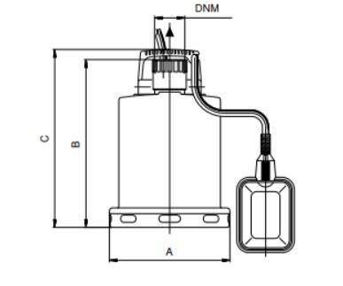 Wilo Initial Drain Inox 10.7 – 0,75 HP – 220V – Paslanmaz Çelik Gövdeli Az Kirli Su Dalgıç Pompa - 3
